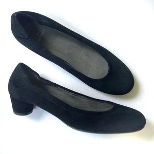 Stuart Weitzman Suede Block Heel Pumps Size 8